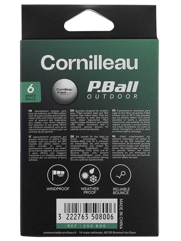 Žogice za namizni tenis Cornilleau P-ball Outdoor