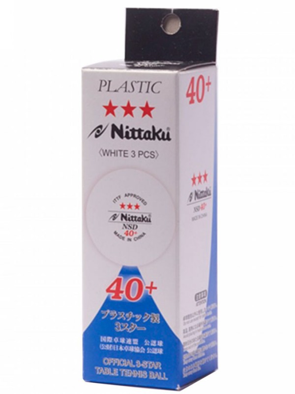 Žogice za namizni tenis Nittaku SD 40+ *** 