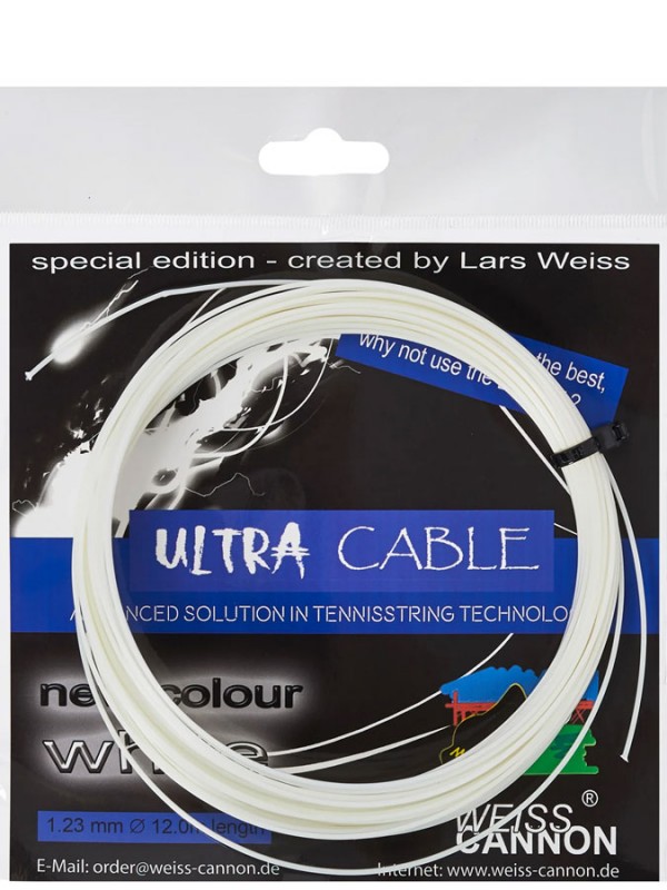 Tenis Struna Weiss Cannon Ultra Cable White