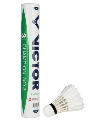 Komplet: 5 x Victor Champion No. 3 pernate žogice