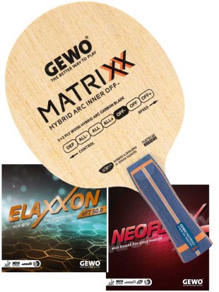 Kompletni lopar GEWO: Matrixx Hybrid ARC Inner OFF- z Elaxxon in Neoflexx eft58