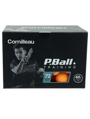 Žogice za namizni tenis Cornilleau P-BALL ABS Training* x72 oranžne