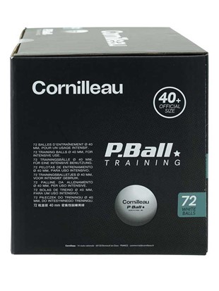 Žogice za namizni tenis Cornilleau P-BALL ABS Training* x72 bele