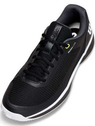 Tenis copati Wilson Rush Lite 5 Clay Black/Safety yellow