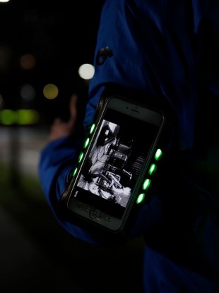 Wheel Bee torbica za pametni telefon z lučko