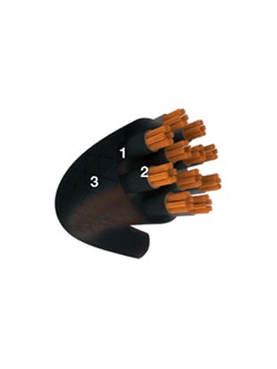 3 x Struna Tecnifibre Dynamix VP squash - set